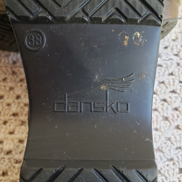 Dansko Brown Leather Women's Mules - Picture 7 of 9